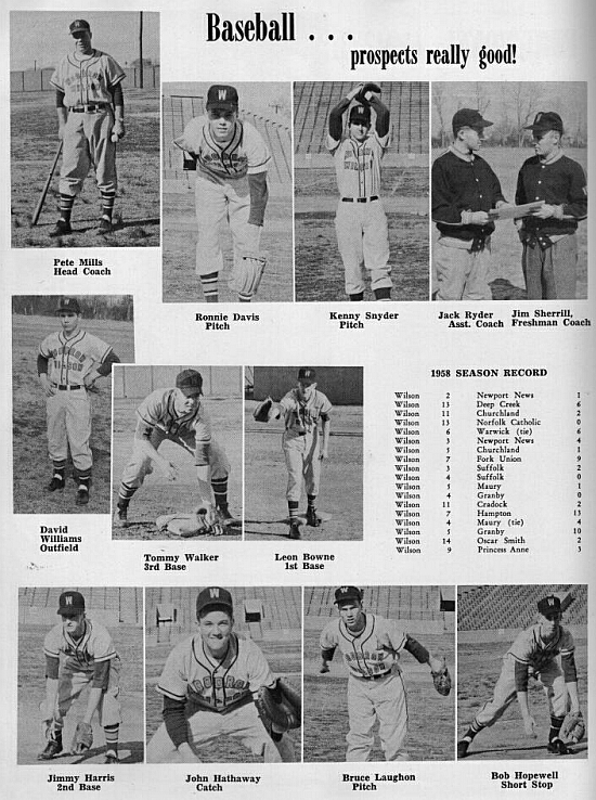 Woodrow Wilson High School Alumni "Sports Pics for Class of 1959
